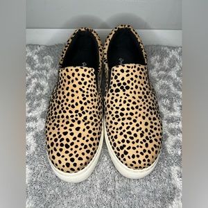 Qupid Brown Dalmatian/Leopard Shoes